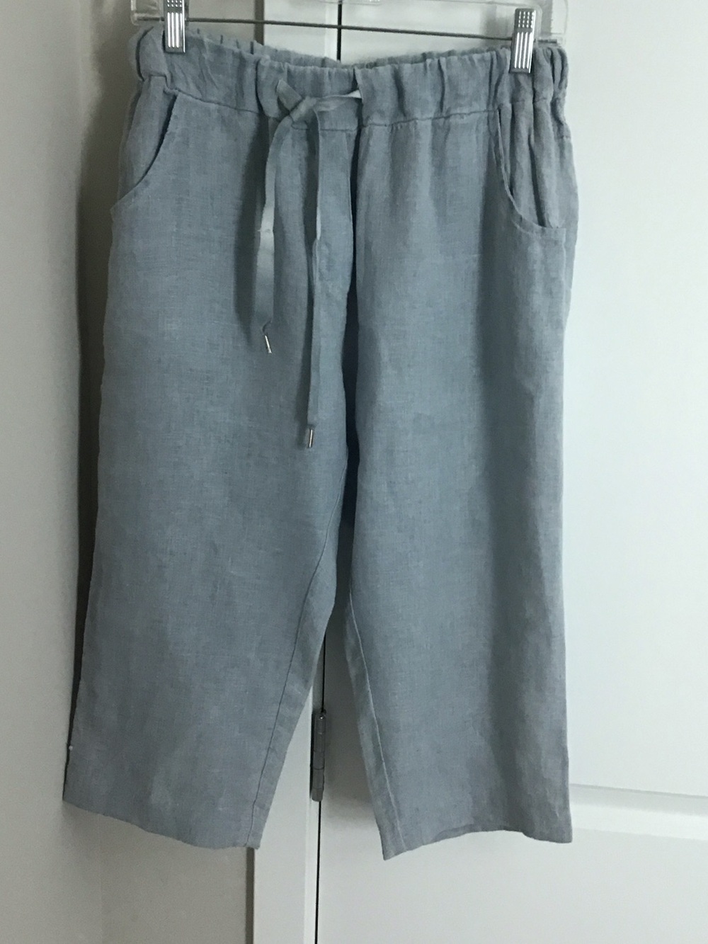 Linen capris pants